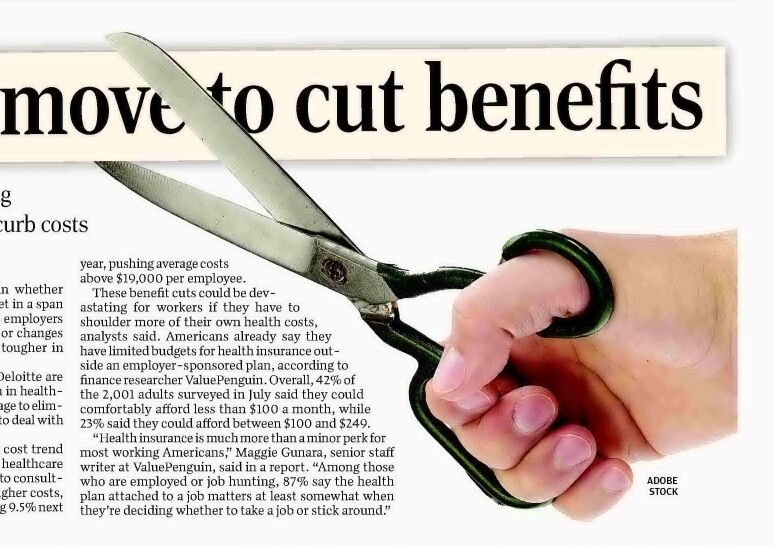 Firms move to cut benefits