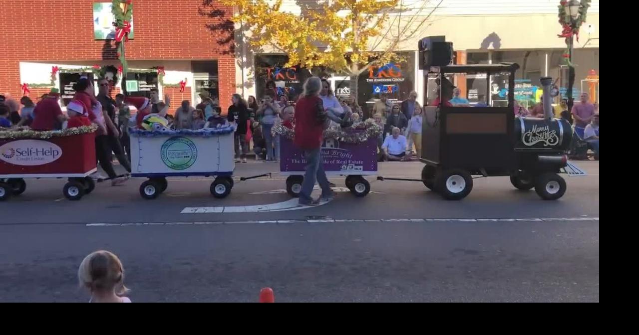 Christmas train in the Marion parade