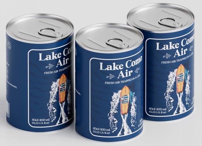 Cans of ‘fresh air’ from Lake Como on sale to tourists in Italy