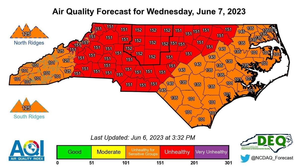 Mcdowell Under ‘unhealthy Air Quality Alert 3447