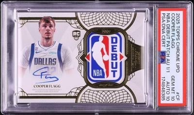 Cooper Flagg Topps Rookie Debut Patch Card