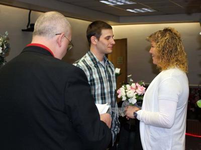 Office hosts special Valentine’s Day weddings