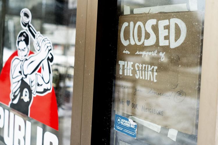 Local businesses closed today in support of general strike against ICE (copy)