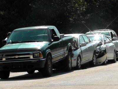 IMAGE: 3 wrecks on McDowell High School Road, no injuries