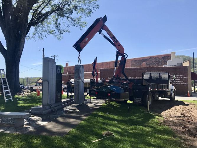 Work on Charters of Freedom continues at courthouse