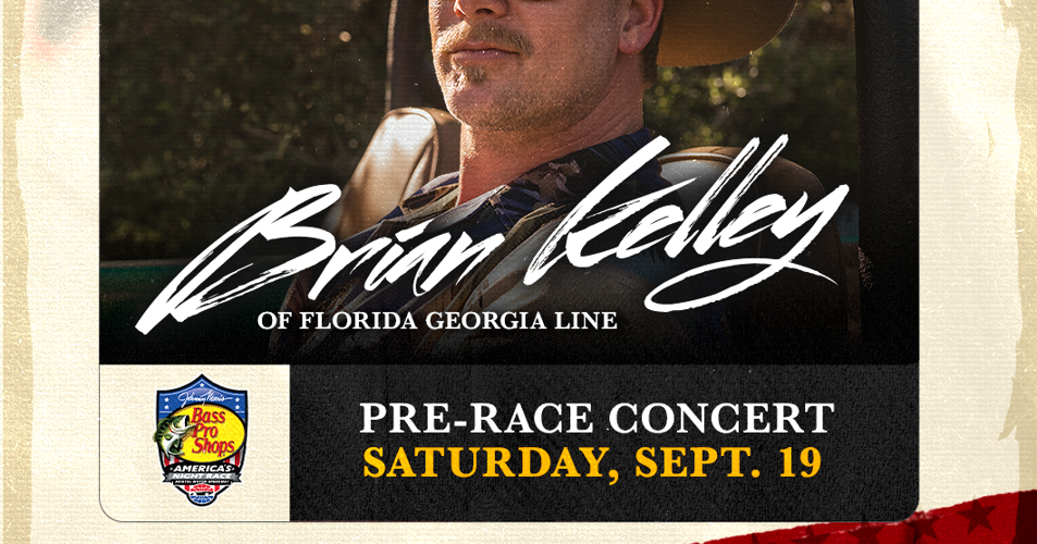 Diamond-selling country music superstar Brian Kelley ready to ignite Bass Pro Shops Night Race pre-race concert