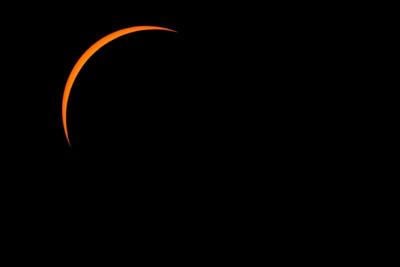 A view of the total solar eclipse at Miami Whitewater Forest in Miami Township on Monday, April 8, 2024.