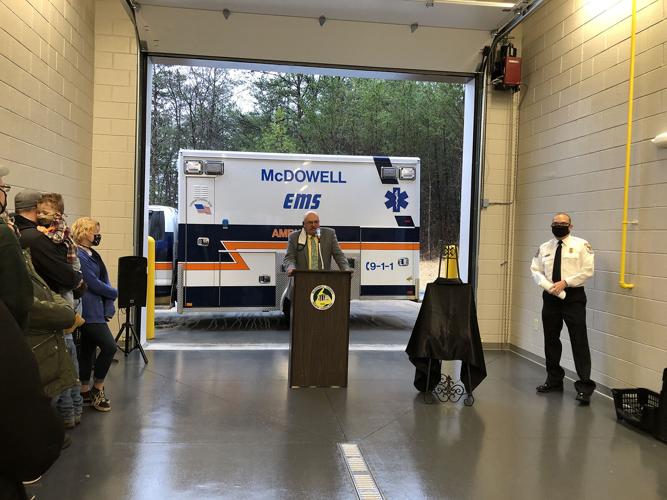 Local officials cut ribbon for new McDowell EMS station