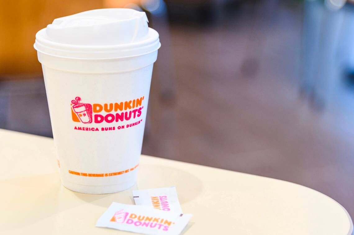 dunkin free medium coffee