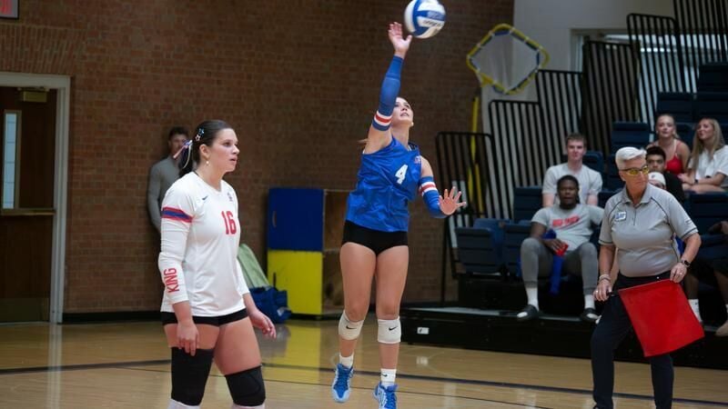 King Volleyball Falls to Conference Carolinas Foe Lees-McRae