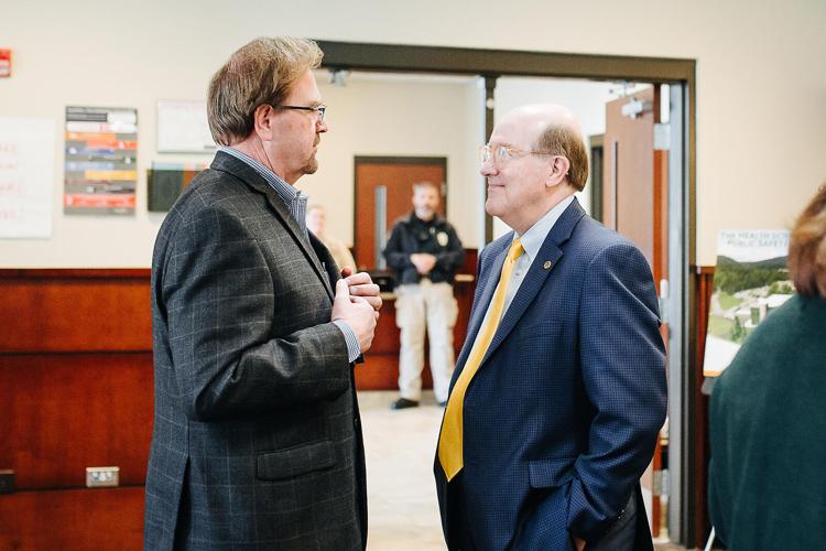 U.S. Rep. Chuck Edwards visits McDowell County