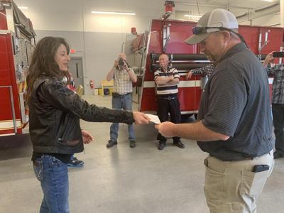 Helping the helpers: Crooked Creek FD receives donation from Firewise Community (copy)