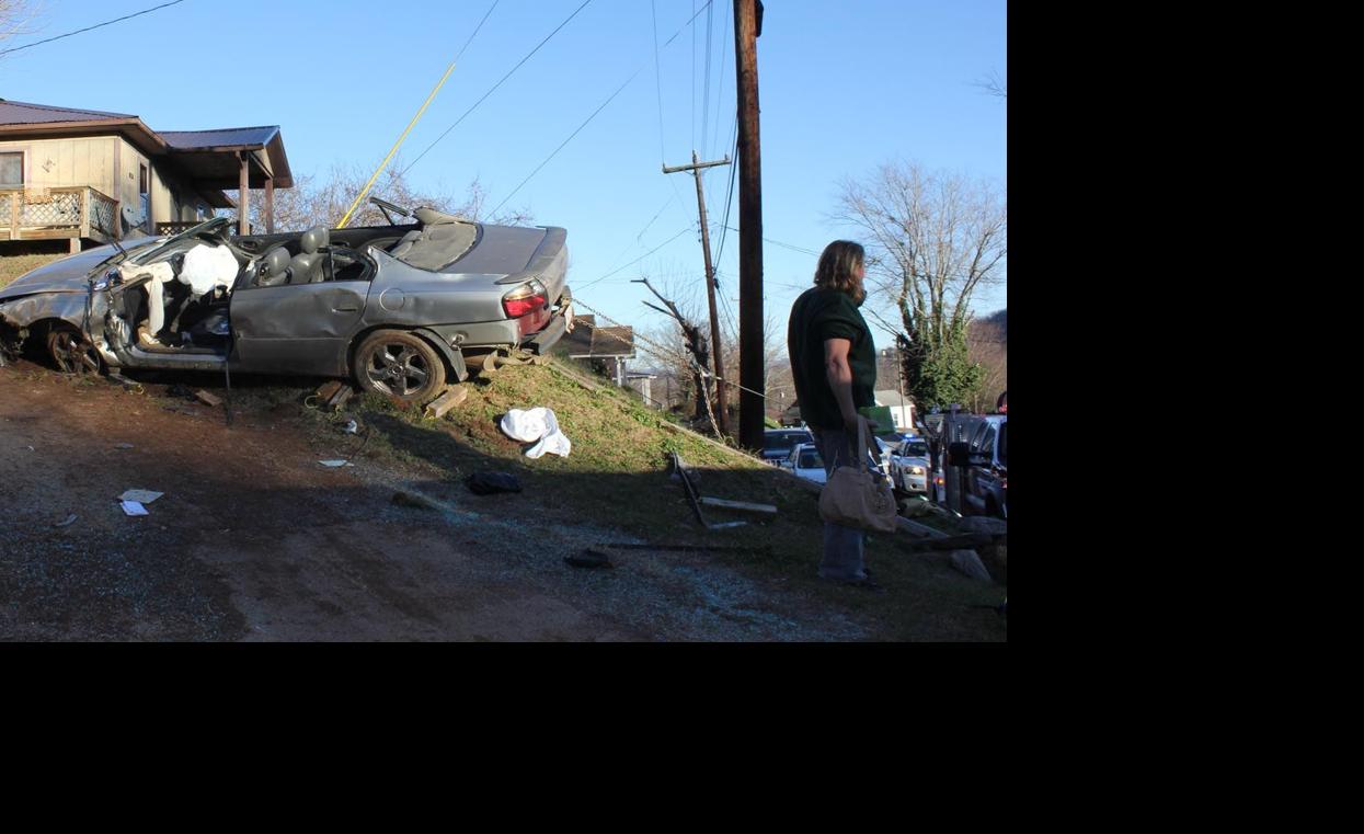 Driver in car crash extricated, flown to Asheville