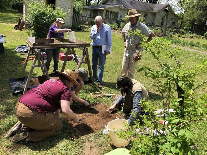 Archaeological dig taking place at Historic Carson House