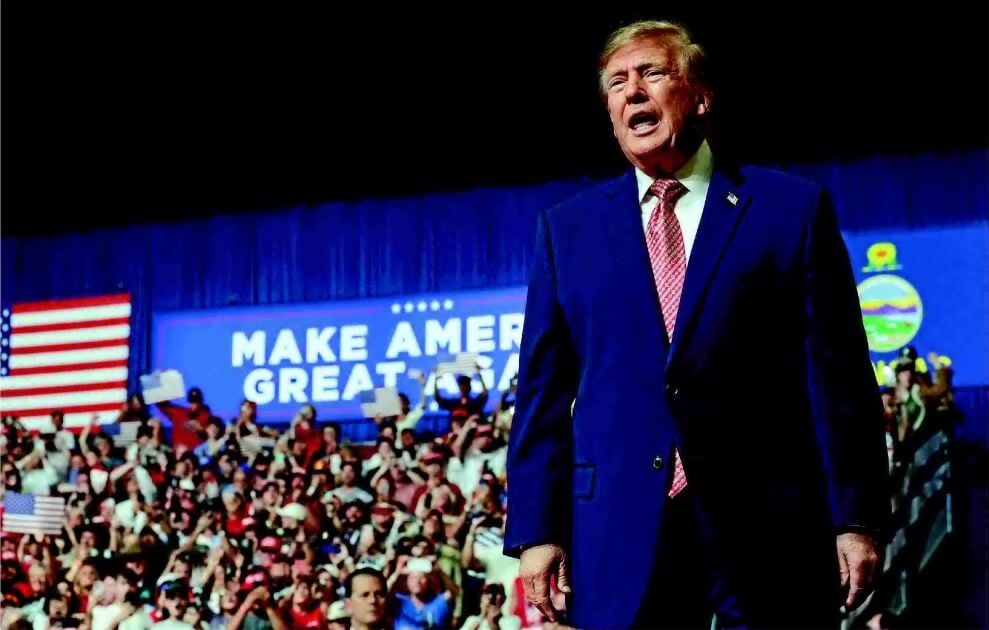 TRUMP APPROVAL FALLS TO RECORD LOW