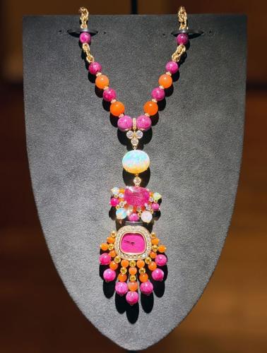 The Swinging Sautoir, a watch from Piaget's the Shapes of Extraleganza High Jewelry Collection in Geneva.
