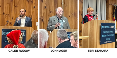 McDowell Democrats host ‘Jingle Mingle’ Christmas party