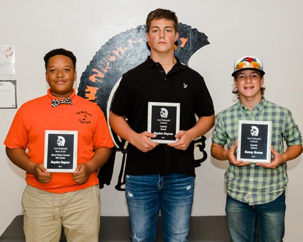 East McDowell Middle School award winners