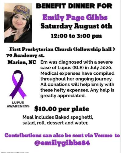 Benefit dinner set for Saturday to help Marion resident with lupus