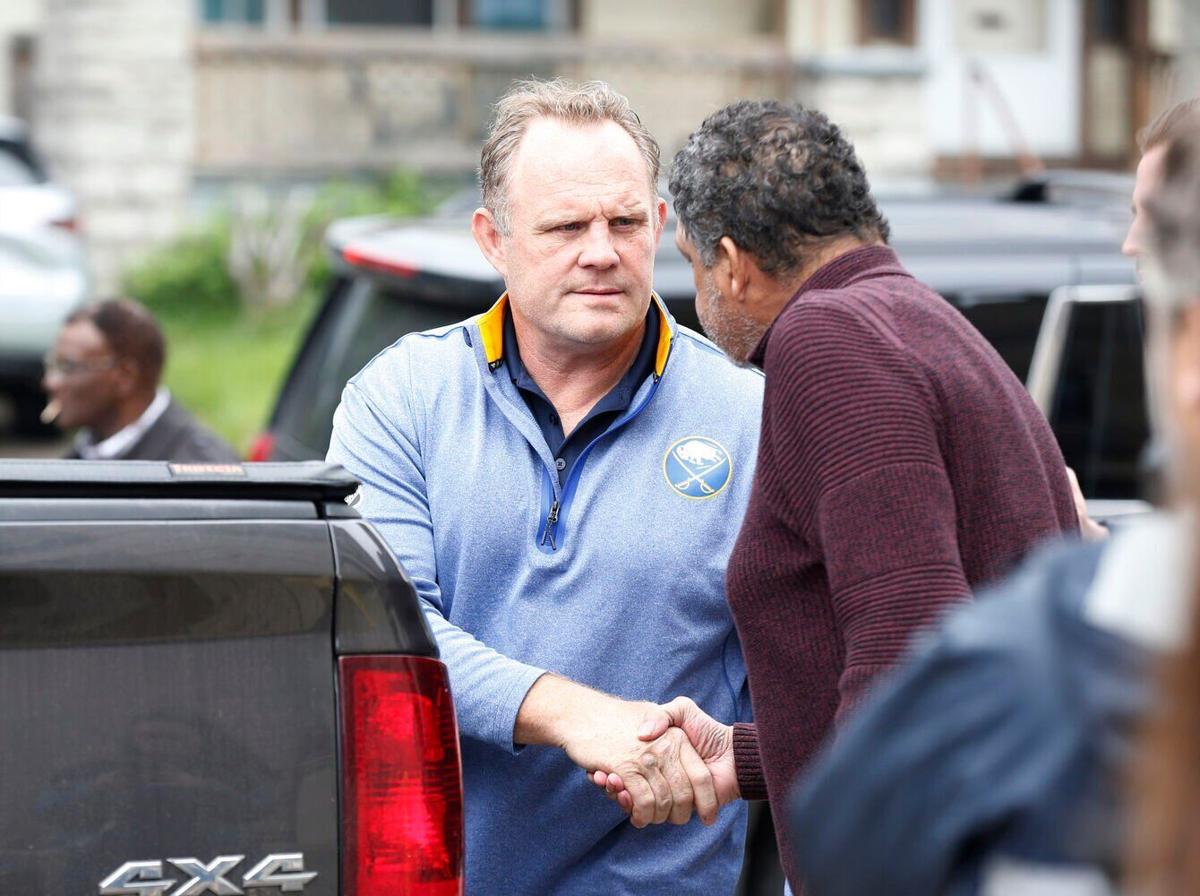 Bills and Sabre alumni volunteer