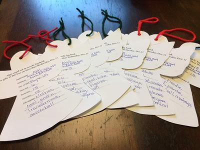 Project Christmas trees are out so folks can adopt an angel
