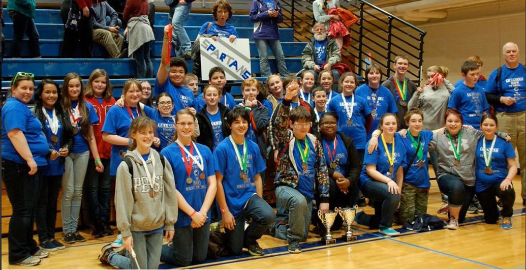 West McDowell Middle School's Science Olympiad Team