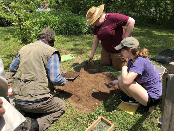 Archaeological dig taking place at Historic Carson House