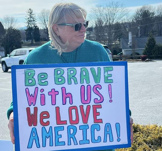 Love America protest 1