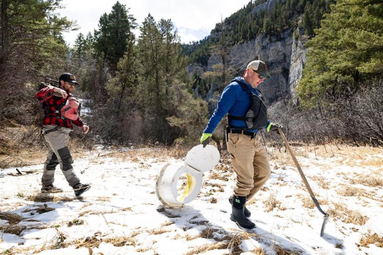 Volunteers with the Montana Vet Program