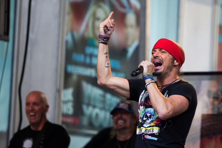 FILE PHOTO: Singer Bret Michaels performs on "Fox & Friends All-American Summer Concert" series in New York