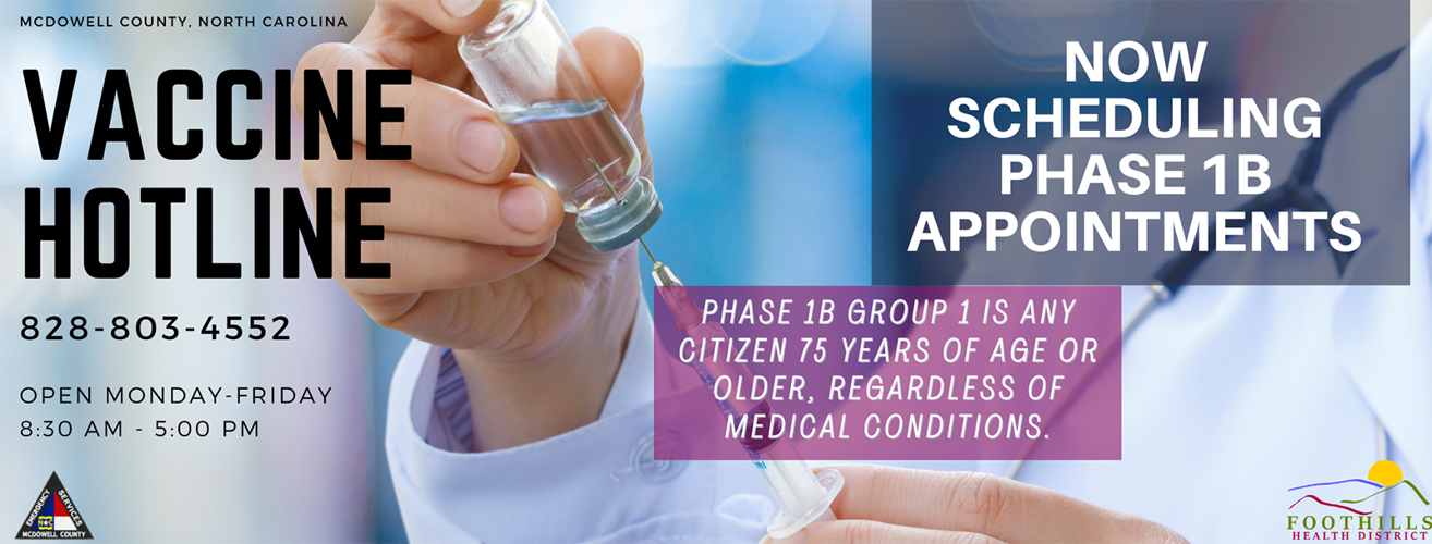 COVID-19 Vaccine Call Center opens in McDowell