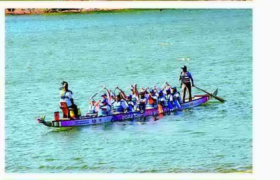 DRAGON BOAT RACE HELD AT LAKE JAMES STATE PARK