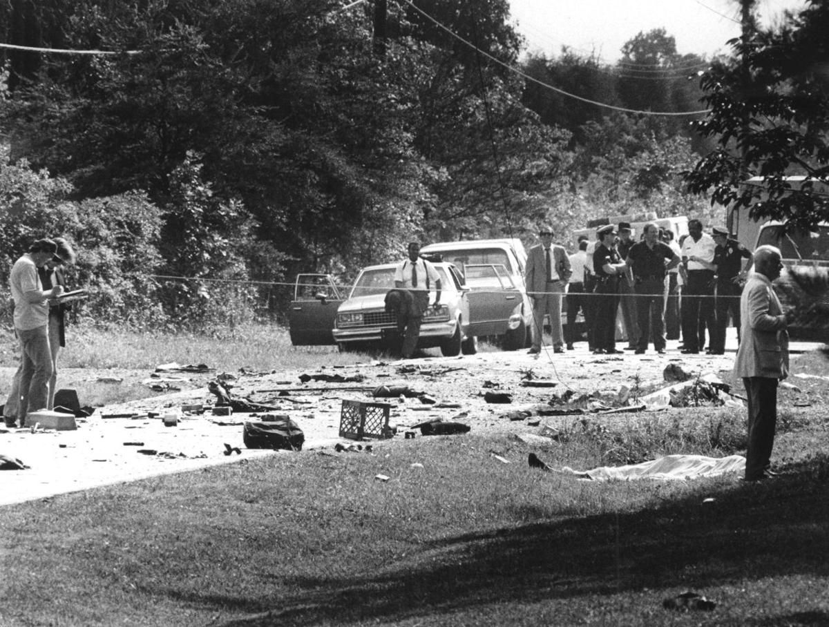 Scene of Blazer explosion