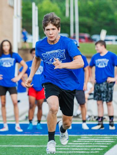 Making progress: Titans measure gains in combine