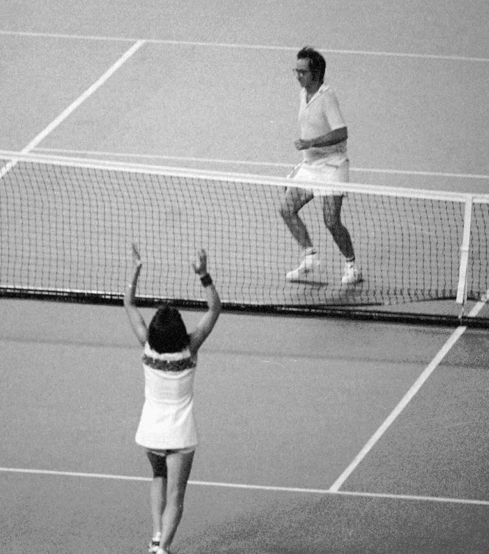 Today in sports history Billie Jean King beats Bobby Riggs to win