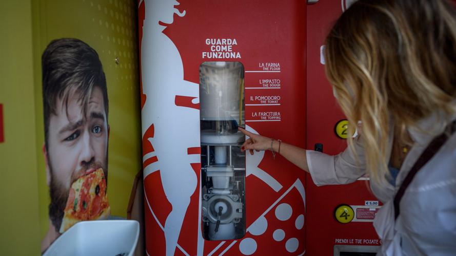 What pizza from a vending machine really tastes like