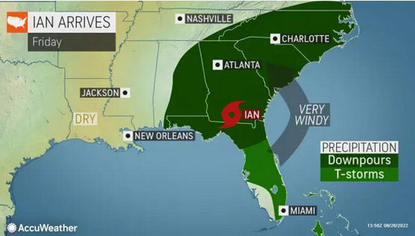 Mcdowell Prepares For Impact From Hurricane Ian