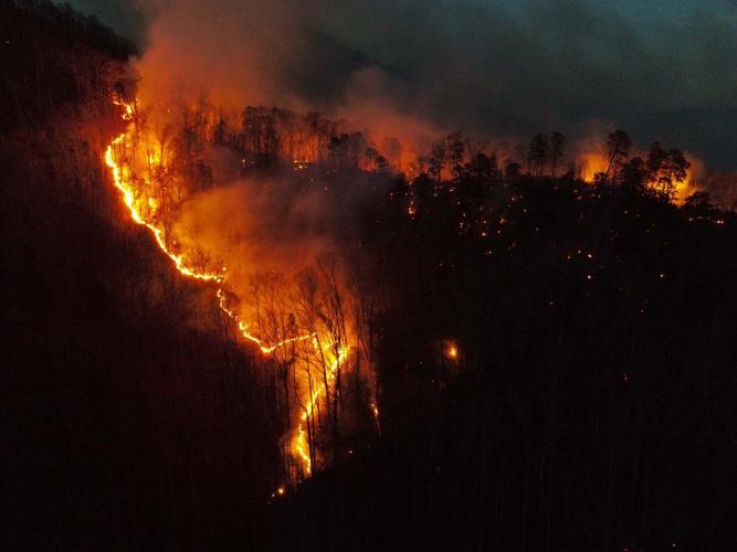 Update: Crews continue to fight two fires in McDowell County
