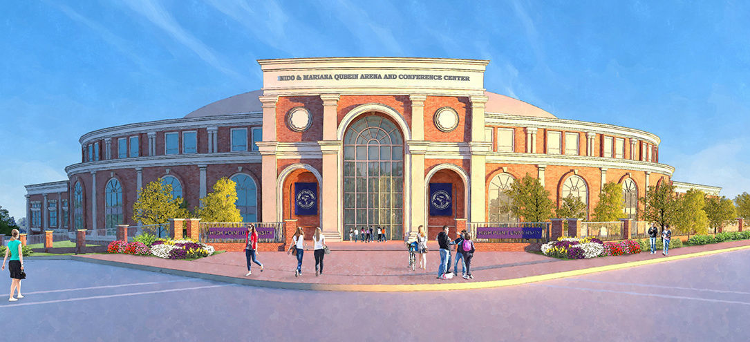 High Point University Qubein Center basketball arena