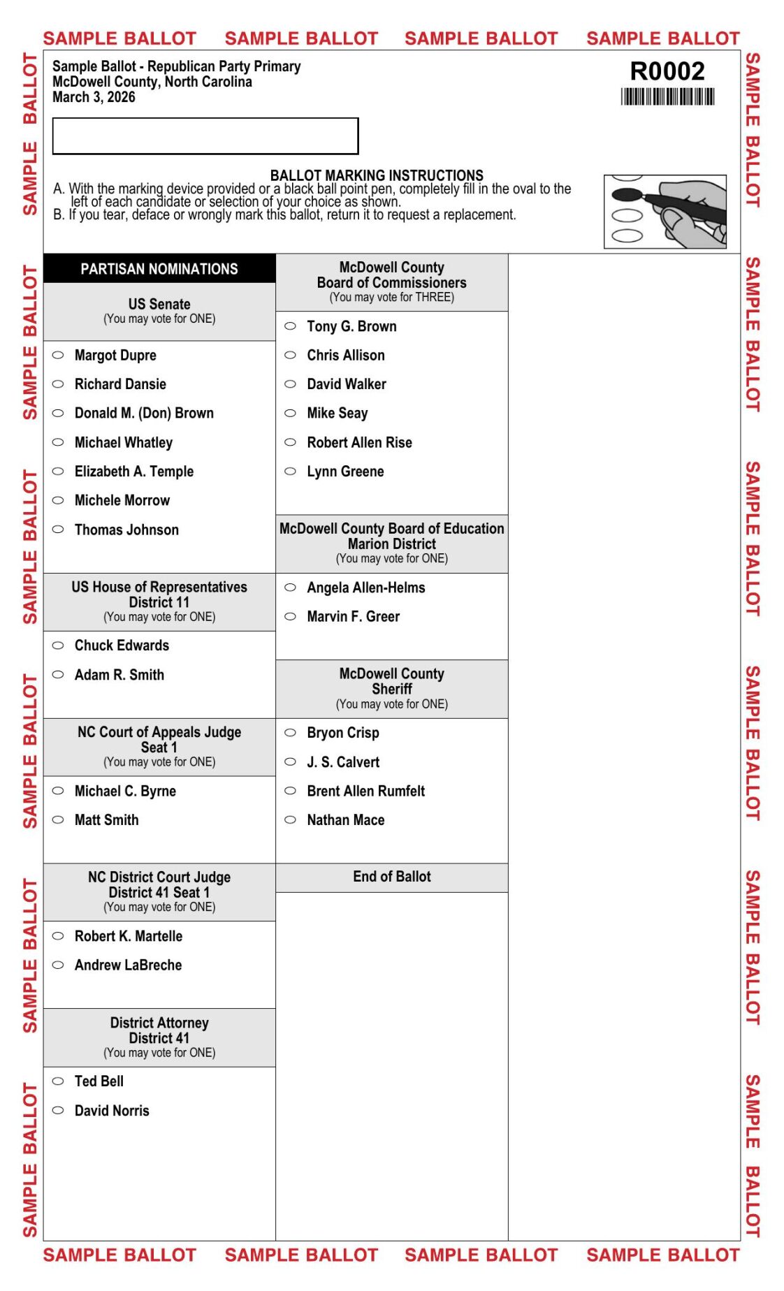 McDowell County sample ballot Republican Party.pdf