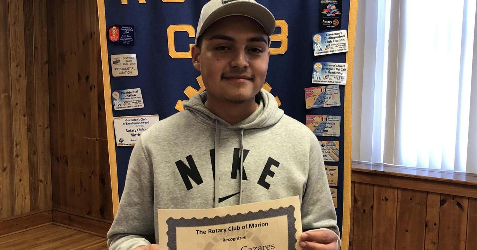 Rotary of Marion recognizes Student of the Week - Vimarsana News