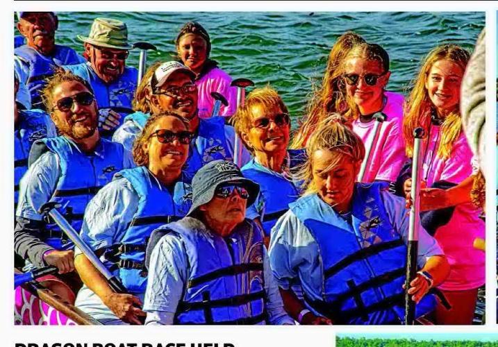 DRAGON BOAT RACE HELD AT LAKE JAMES STATE PARK