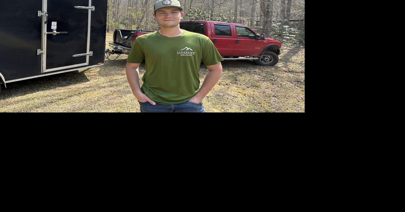 McDowell County native started mowing lawns at 15. 5 years later, he has a business, employees