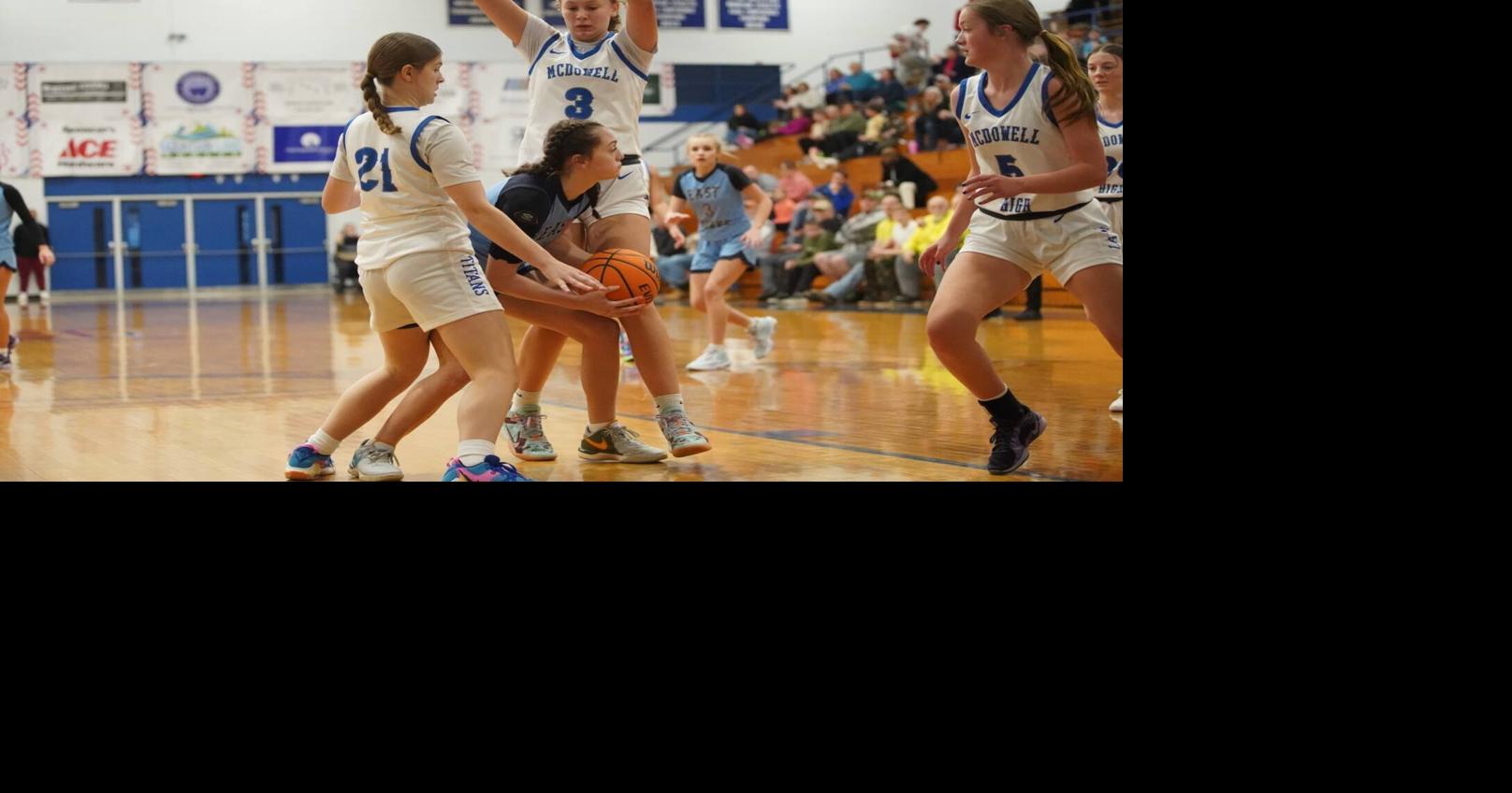 McDowell High NC girls basketball wins playoffs game