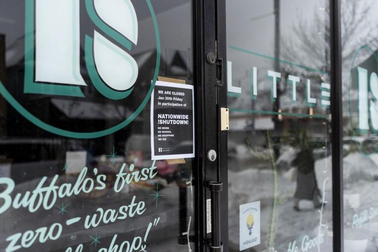 Local businesses closed today in support of general strike against ICE (copy)