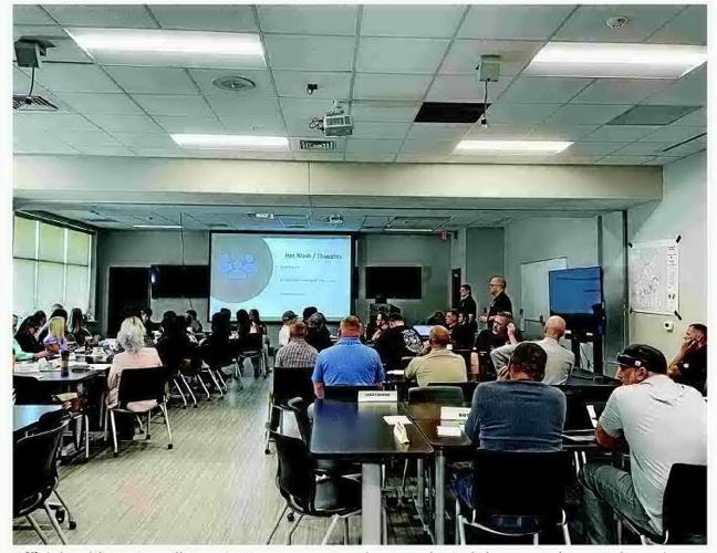 Emergency officials practice hurricane, flash flood response