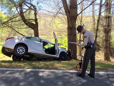 Marion man hurt in Sugar Hill Road crash