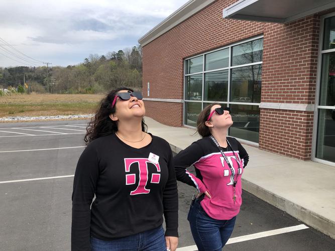 McDowell County residents watch the skies for the eclipse