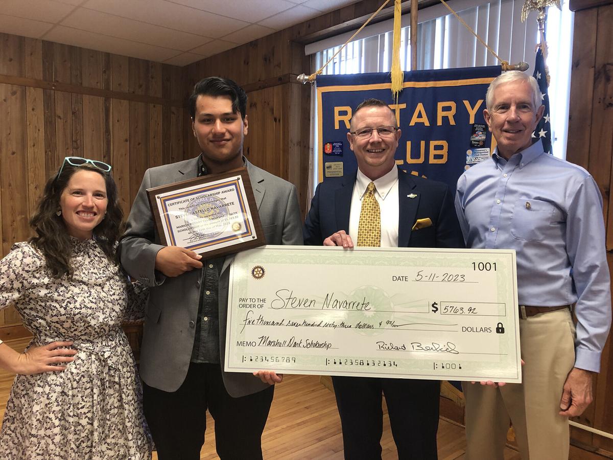 Rotary of Marion presents Marshall Dark Scholarship