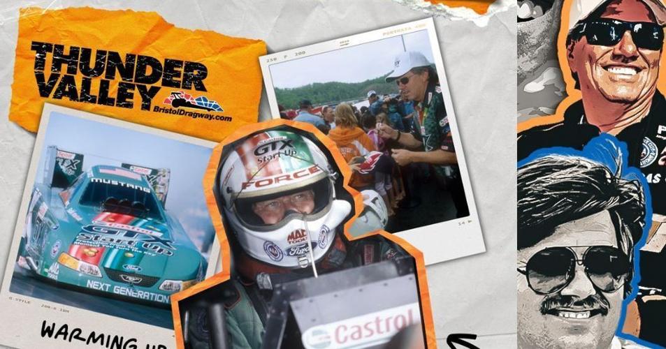 Super Grip NHRA Thunder Valley Nationals returns to Bristol Dragway June 11-13, NHRA to celebrate 50 years of John Force in 2027